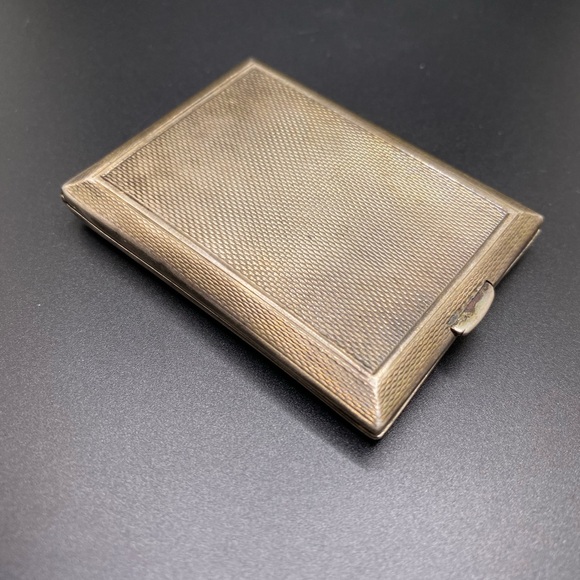 Antique Brass Pocket Photo Album Case Working Spring Hinge w/Leather Case - Picture 8 of 16